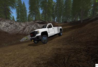 GMC Sierra 3500HD Dually with plows v1