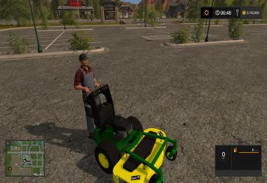 John Deere Zero turn Converted from FS15 to FS17 v1.3