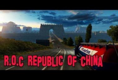 Karte China und Taiwan v0.21