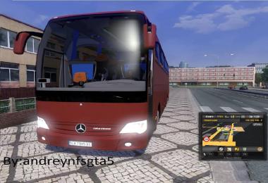 Mercedes Travego with BG-Plates v1.0