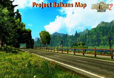 Projekt Balkan Karte als ProMods Addon V 2.3