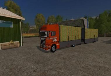 Scania R730 with tarpaulin in Fehrenkotter Skin V1
