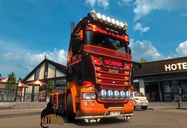 Scania R&S Highline Red Bull skin 1.26