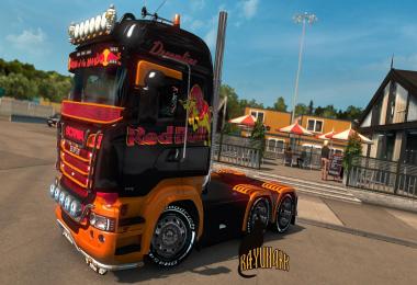 Scania R&S Highline Red Bull skin 1.26