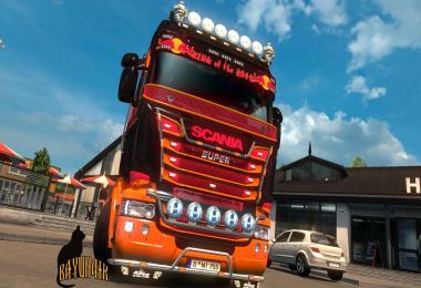 Scania R&S Highline Red Bull skin 1.26