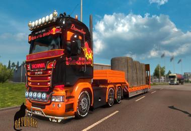 Scania R&S Highline Red Bull skin 1.26