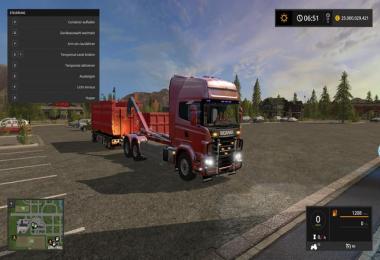 SCANIA V8 HKL with rail Trailer v1.0.0.1