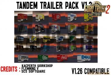 Tandem Trailer Pack Fixed for Ets2 1.2.1