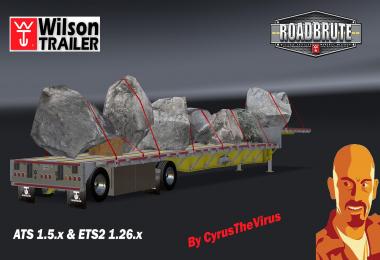 Wilson DropDeck Trailer + 7 cargos 1.26.x