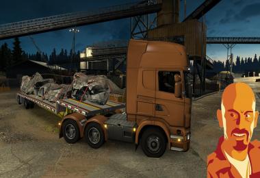 Wilson DropDeck Trailer + 7 cargos 1.26.x