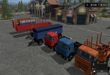 Pack KAMAZ Farming simulator 17 v1.0
