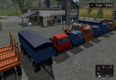 Pack KAMAZ Farming simulator 17 v1.0