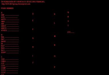 ADJECTIFS POMPIERS URGENCES 