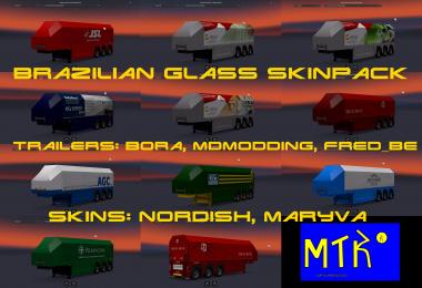 Brazilian glass transport pack