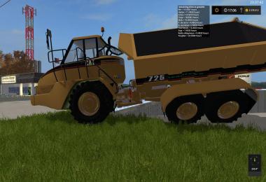 Cat 725 tipper v2