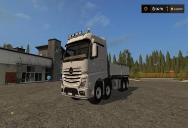 FS17 MERCEDES BENZ ACTROS TRANSPORT TRUCK v1.0