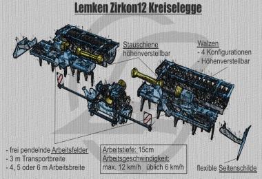 ITS Lemken Zirkon12 K series v2.6.0.0