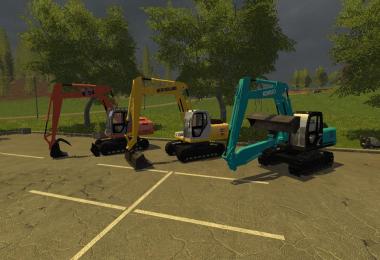Kobelco Excavator Pack v1.0
