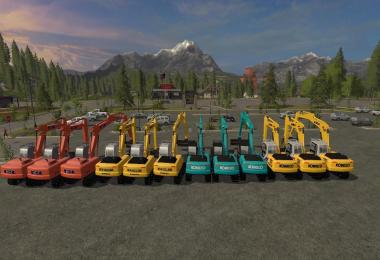 Kobelco Excavator Pack v1.0