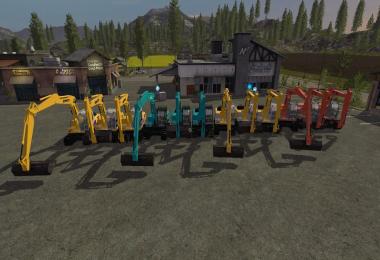 Kobelco Excavator Pack v1.0