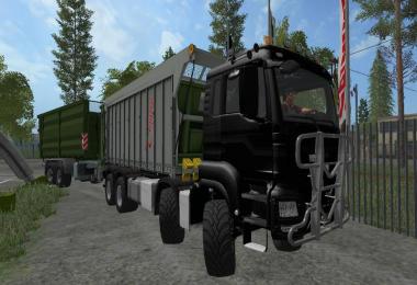 MAN TGS with Fliegl extension v3