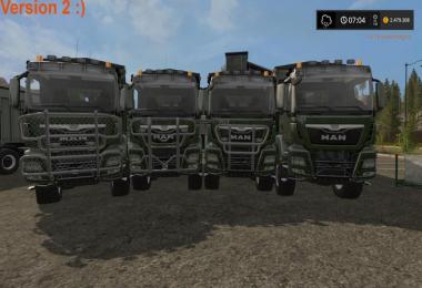 MAN TGS with Fliegl extension v3