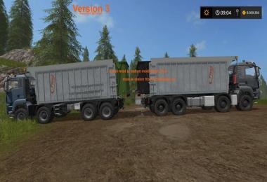 MAN TGS with Fliegl extension v3