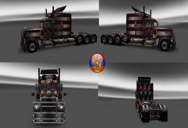 Peterbilt 389 Peterbilt 389v2 Fire Strip Skins 1.26.6s