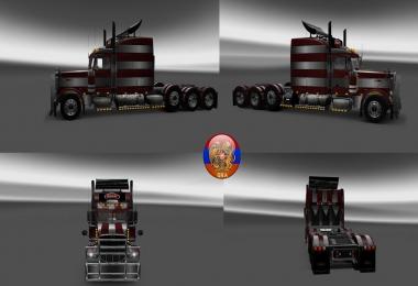 Peterbilt 389 Peterbilt 389v2 Fire Strip Skins 1.26.6s