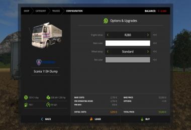 Scania 113 Series Dump Bitruck v1.1.0.0