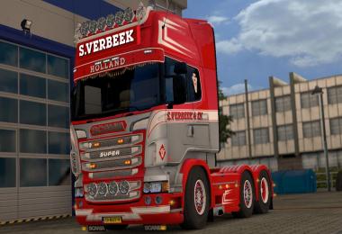 Scania RJL S.Verbeek Skin v1.0