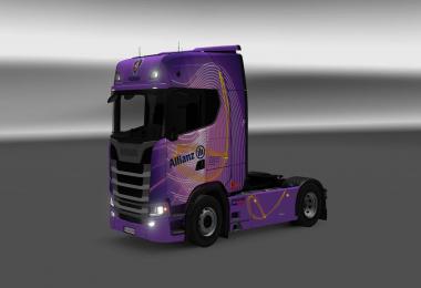 Scania S580 Allianz skin 1.26