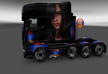 Scania T Scania RS (RJL) Arm Style Skin 1.27.1.2s