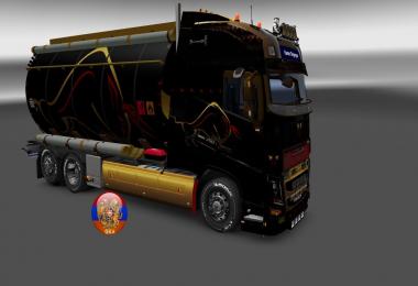 Volvo fh16 2012 Volvo fh16 2013 Metallic Imbull Skin