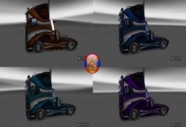 Volvo fh16 2012 Volvo fh16 2013 Metallic Vector Skin Packs