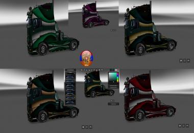 Volvo fh16 2012 Volvo fh16 2013 Metallic Vector Skin Packs