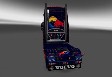Volvo fh16 2012 Volvo fh16 2013 Red Bull Metallic Skins