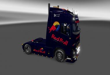 Volvo fh16 2012 Volvo fh16 2013 Red Bull Metallic Skins