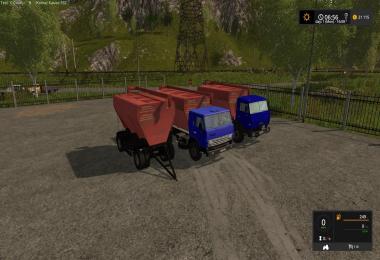KAMAZ 43253 AND SZAP 8357 FS17 v1.0