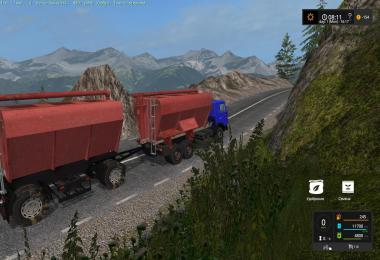 KAMAZ 43253 AND SZAP 8357 FS17 v1.0