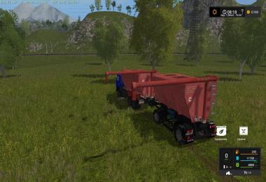 KAMAZ 43253 AND SZAP 8357 FS17 v1.0