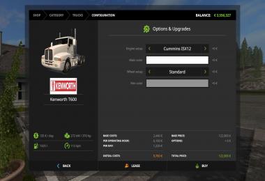 Kenworth T600 Semi Truck v1.1.0.0