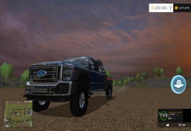 2011 ford F550 flatbed v1.0