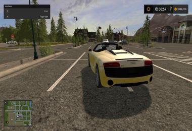 Audi R8 spyder (yellow) v1.0