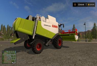 Claas Lexion 550 Pack v1.0