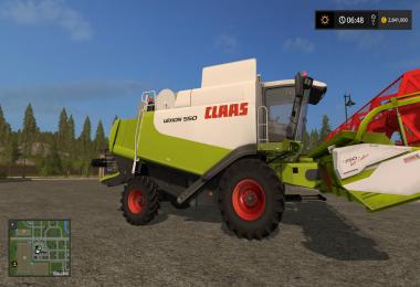 Claas Lexion 550 Pack v1.0