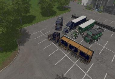 FS17 Harvesters, Trucks, Trailers, Headers Pack v4.0