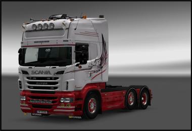 Griffin White Skin for RJL’s Scania R / S v2.2