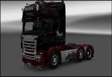 Horses Skin for RJL’s Scania R / S v2.2 1.27.x