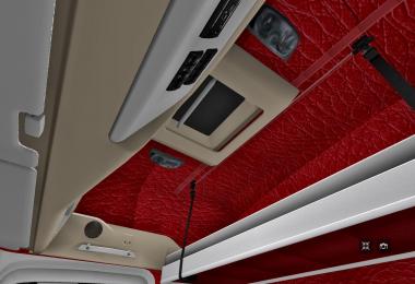 Mercedes Actros MP4 2014 White / Biege / Red Interior